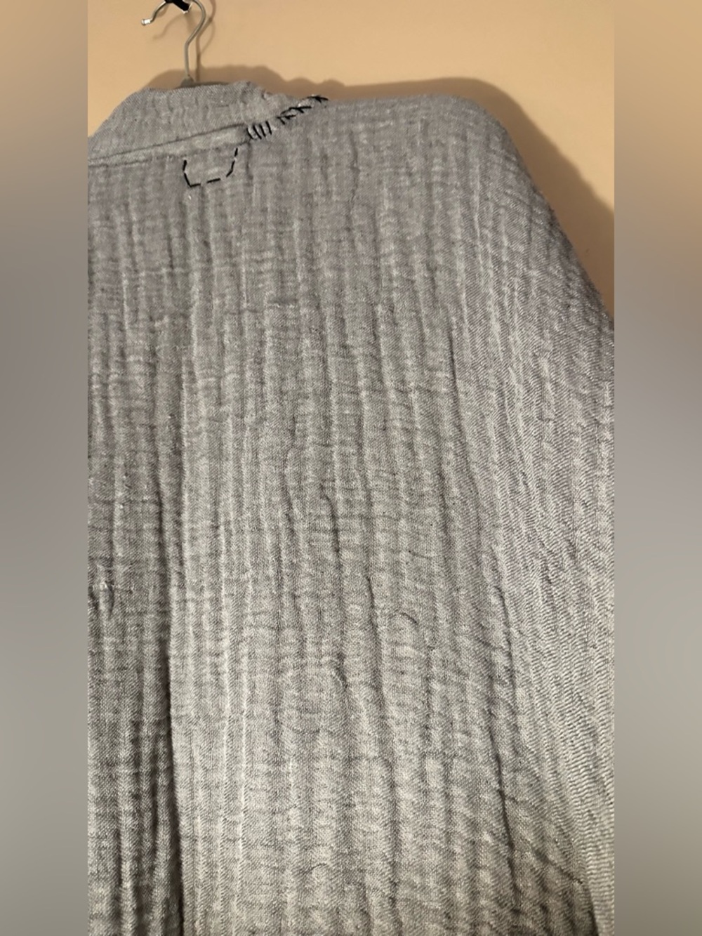 Hand-painted Animal Collection Double Sided Organic Cotton Bathrobe, L/XL - Picture 7 of 8